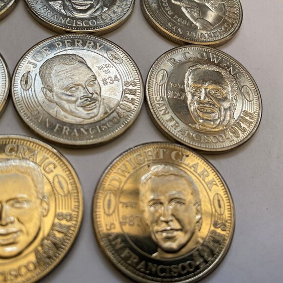 San Francisco 49ers then and now 1994-95 collectable coins 15 of 20 Lot #4 - Picture 3 of 6